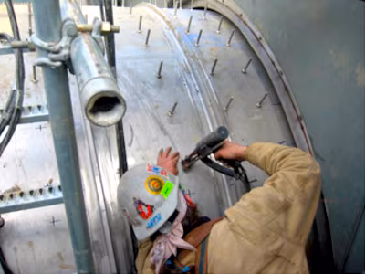 Instalación de espárragos