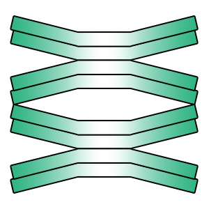 Diagrama de golillas Belleville en paralelo y en serie
